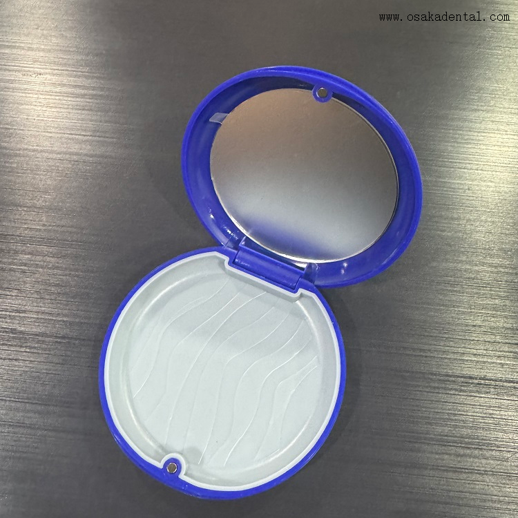 Стоматологическая круглая коробка для выравнивания зубов с зеркалом или без зеркала