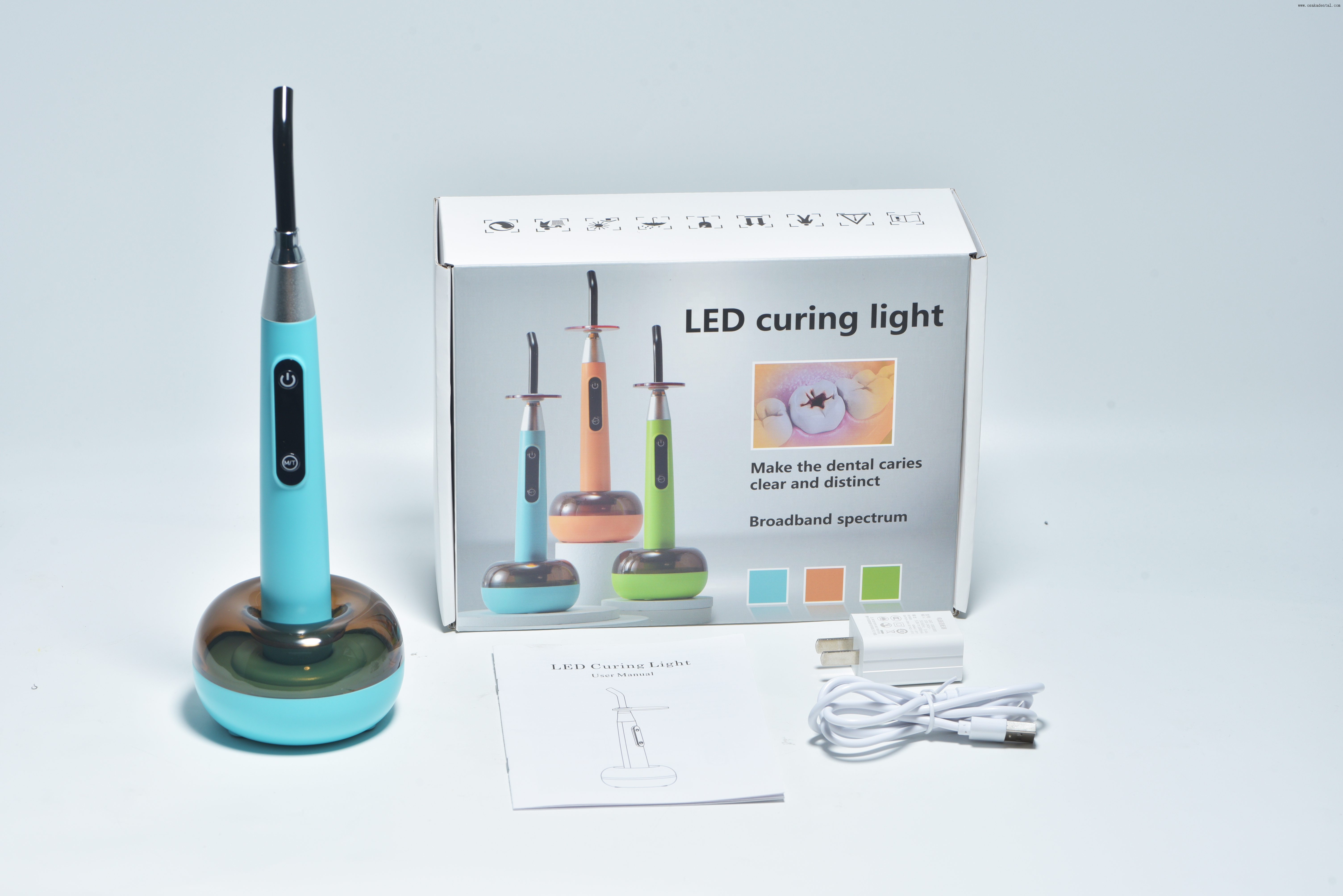 Красочная радужная стоматологическая лампа для лечения зубов с функцией обнаружения кариеса