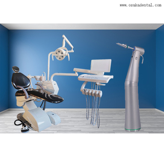 Черный цвет стоматологический стул с большим рентгеновским просмотром