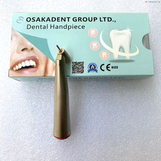 45-градусный высокоскоростной стоматологический наконечник с красной полосой и подсветкой