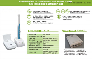 Стоматологическая оральная камера с выходом VGA+Video