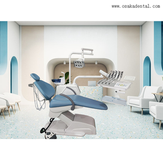 Роскошное стоматологическое кресло с верхним лотком для инструментов 