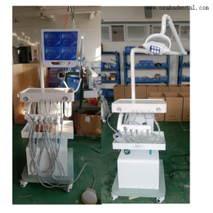 Портативная стоматологическая установка со светодиодной лампой и монитором