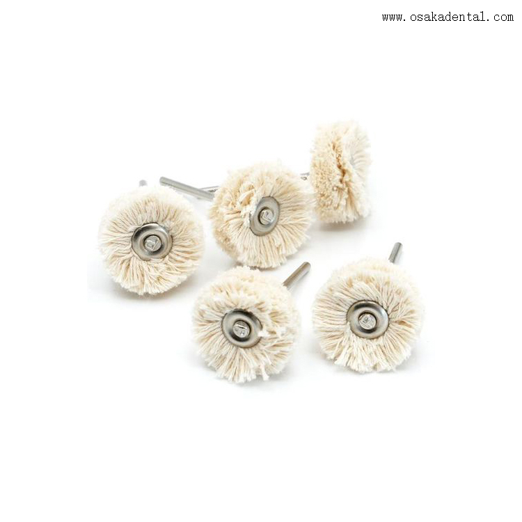 Маленькие щетки для полировки зубов с ручкой
