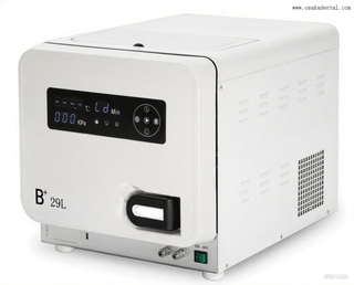 Европейский резервуар для воды класса B, открывающийся резервуар для воды, цифровой дисплей, 29 л, стоматологический автоклав для стоматологической установки с вакуумным насосом Thomas