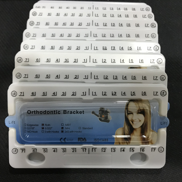 Дешевле и красивый стоматологический ортодонтический металлический кронштейн ..