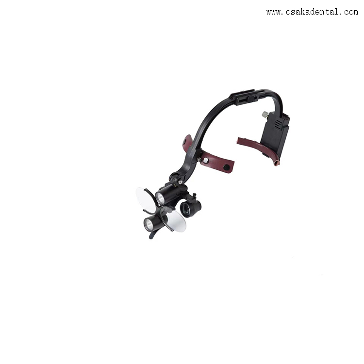 Стоматологические увеличительные лупы со светодиодной головкой