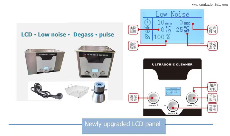 Мощный ультразвуковой очиститель разного размера