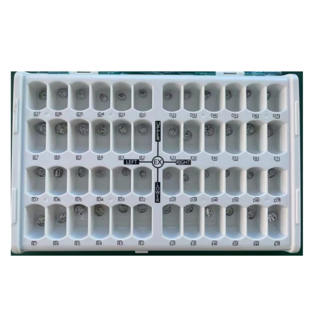 Детская металлическая зубная коронка, полный набор