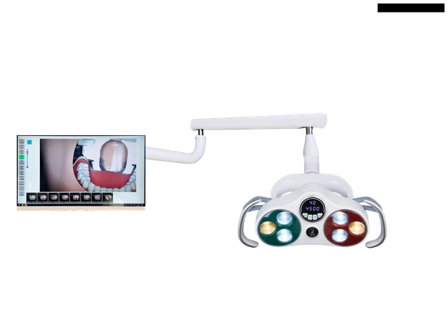 Стоматологический операционный датчик, хирургический светильник с видеокамерой и кронштейном для установки на монитор