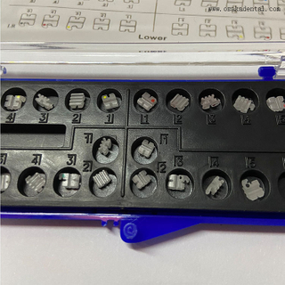 Стоматологический экономичный ортодонтический керамический кронштейн