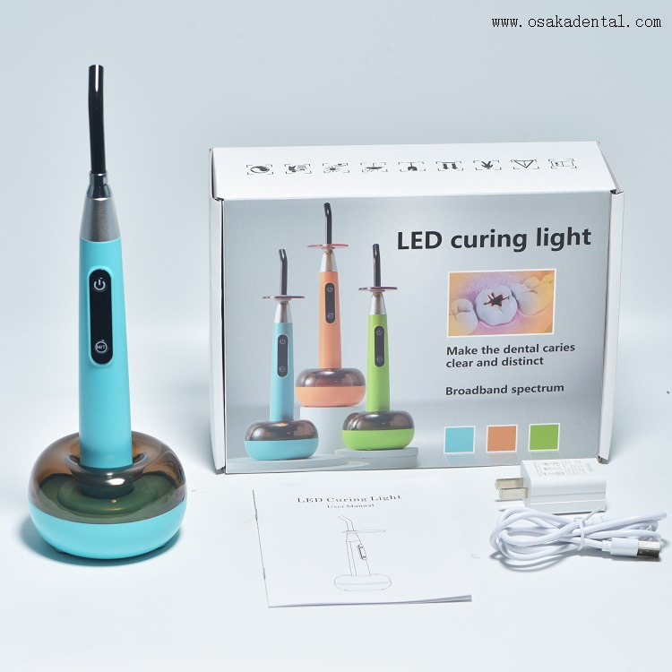 Стоматологическая светодиодная полимеризационная лампа с функцией обнаружения кариеса