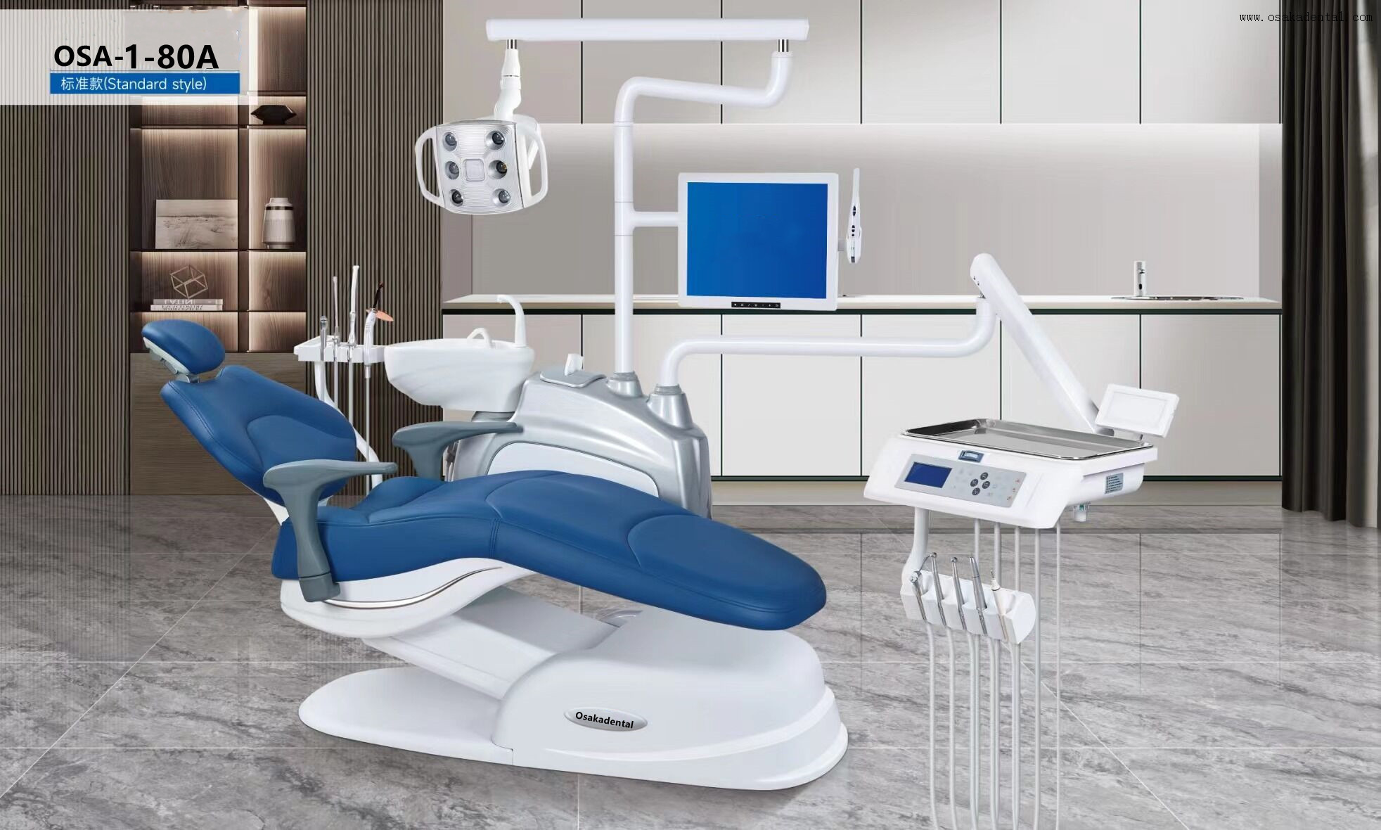 Роскошное стоматологическое кресло DC-Elite: эргономичный дизайн на базе искусственного интеллекта с 4D-регулировкой положения в условиях невесомости