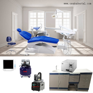 Простое стоматологическое кресло со стоматологическим кабинетом для стоматологической клиники