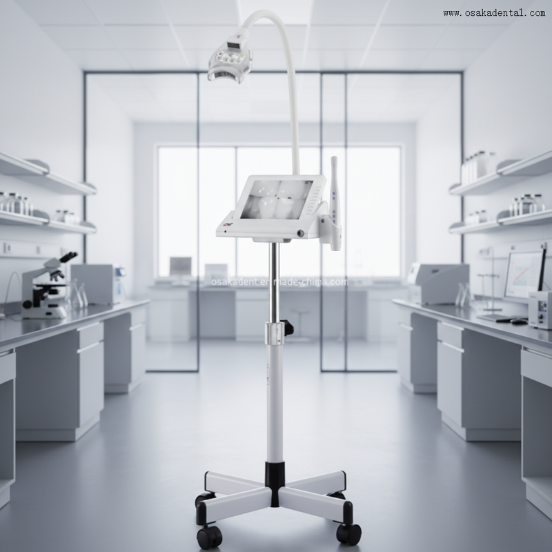 Профессиональный светодиодный аппарат для отбеливания зубов с регулируемой интенсивностью холодного света, быстрое удаление пятен, безопасный уход за полостью рта