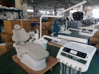 Эргономичное регулируемое стоматологическое кресло со светодиодной подсветкой и гидравлической системой