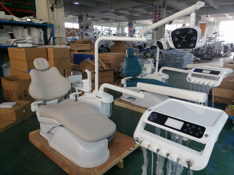 Эргономичное регулируемое стоматологическое кресло со светодиодной подсветкой и гидравлической системой