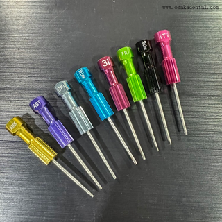 Отвертки для зубных имплантатов, разноцветные