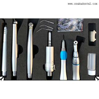 Стоматологический высокоскоростной наконечник и низкоскоростной наконечник Установите стоматологический наконечник, набор с воздушным скарелем