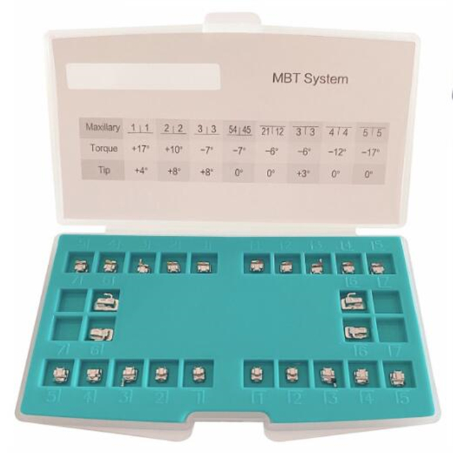 Стоматологический ортодонтический самоижирующий металлический кронштейн