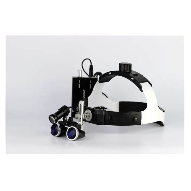 Новая стоматологическая лупа с подсветкой