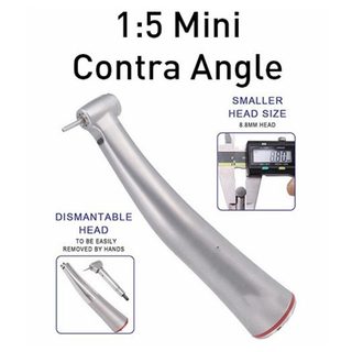 Стоматологический производитель из нержавеющей стали с мини-головкой Contra Angle 1: 5