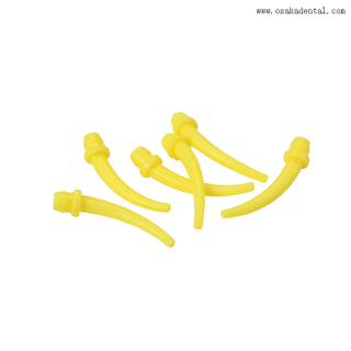 Стоматологические одноразовые желтые внутриротовые насадки