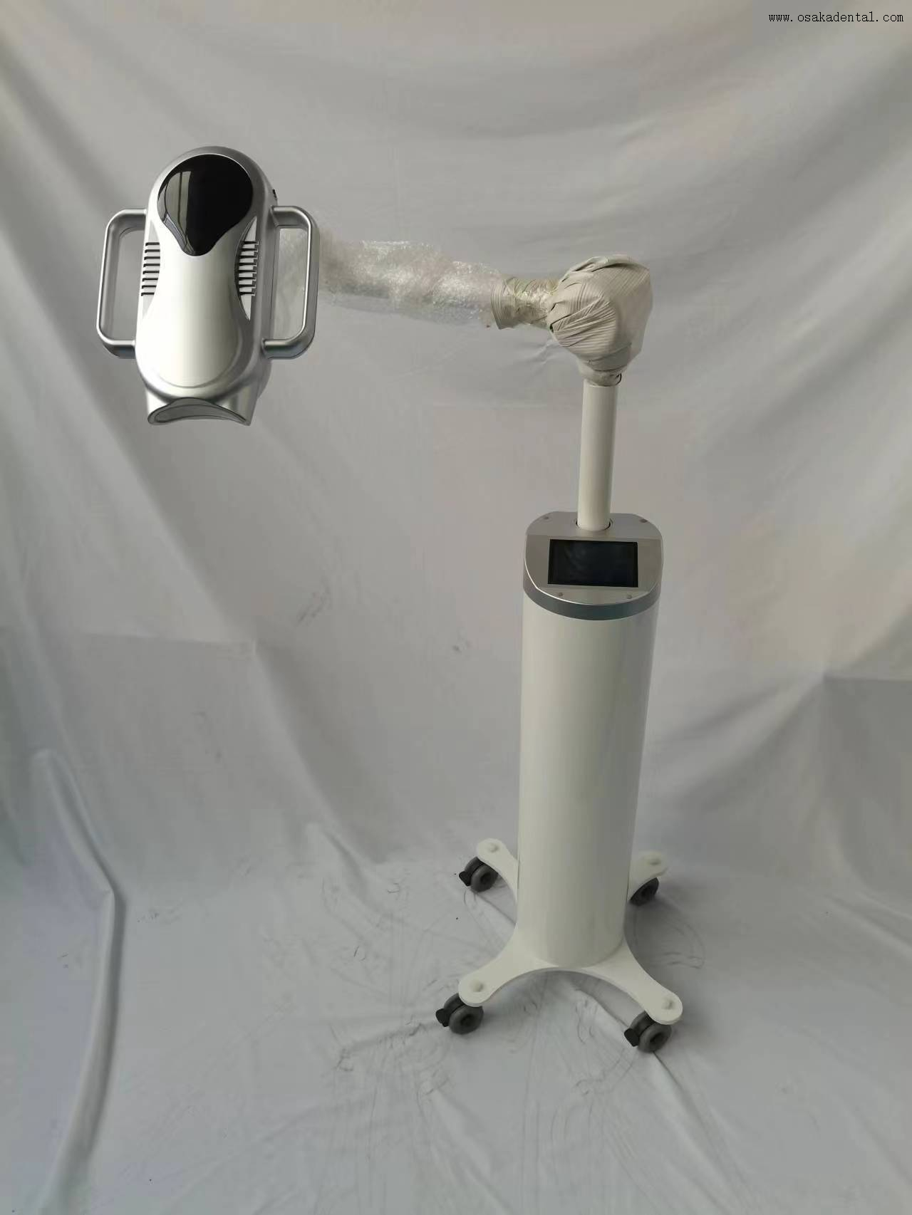 Красная, синяя, фиолетовая трехцветная лампа Mobie для отбеливания зубов с колесиком