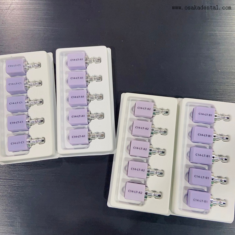 Различные типы керамических блоков с оправками