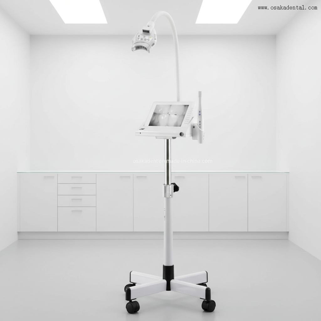 Профессиональный светодиодный аппарат для отбеливания зубов с регулируемой интенсивностью холодного света, быстрое удаление пятен, безопасный уход за полостью рта