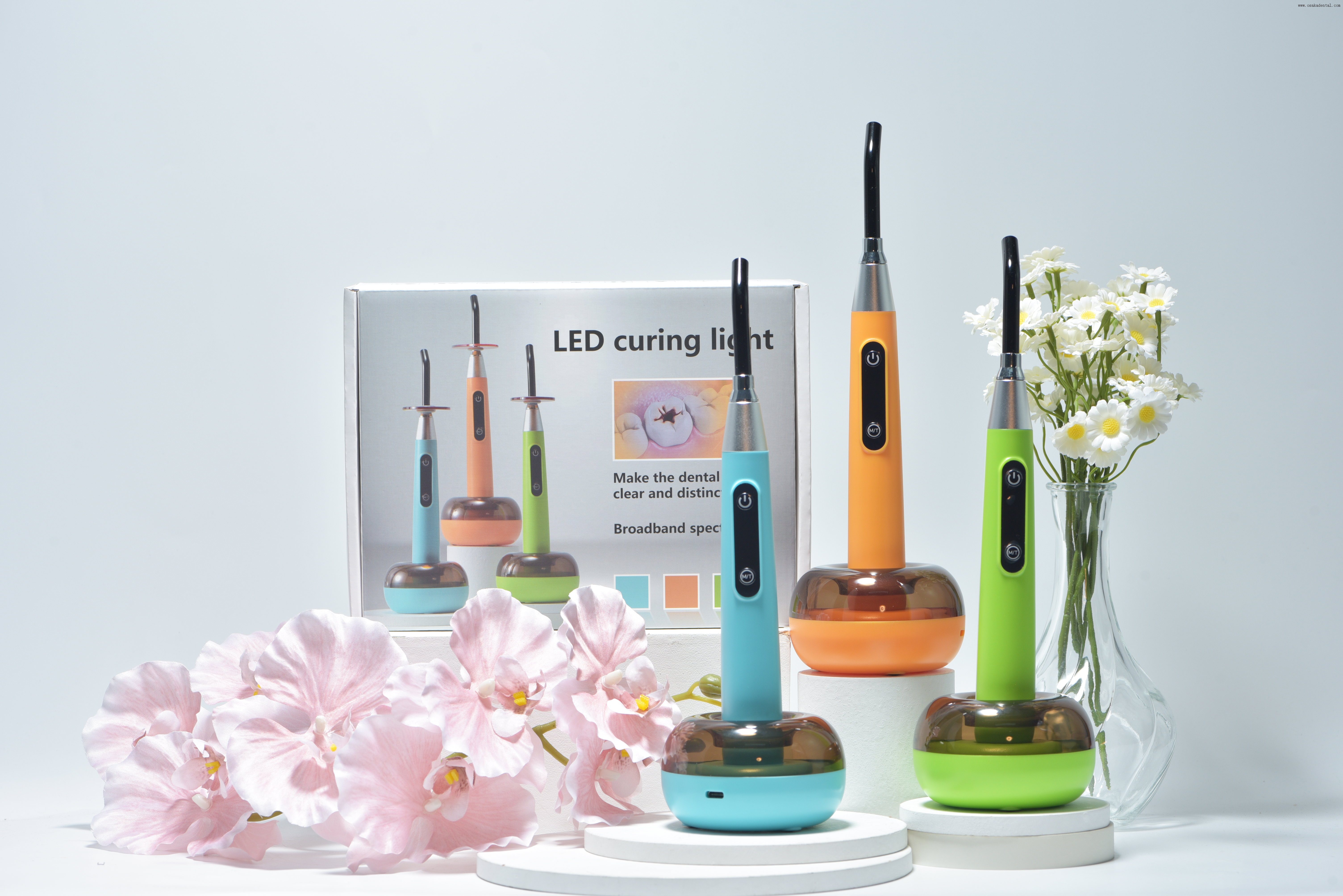 Красочная радужная стоматологическая лампа для лечения зубов с функцией обнаружения кариеса