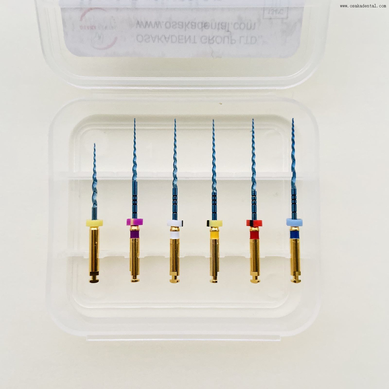 Heat Activation Gold / Blue Rotary File Endodontics OSA-V3