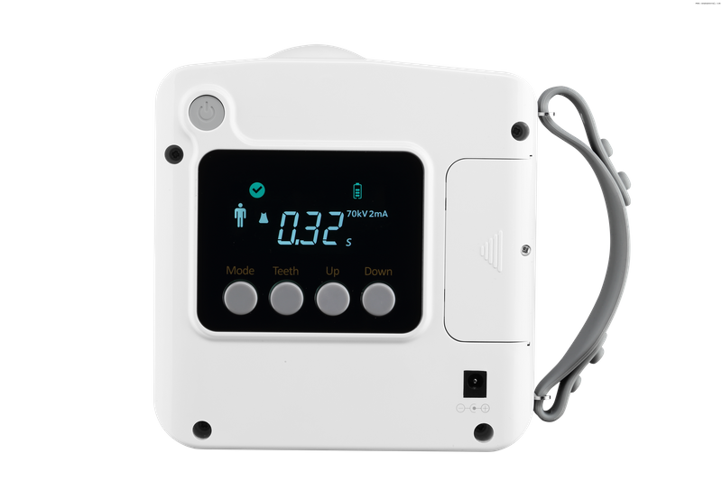 Стоматологический портативный рентгеновский аппарат белого цвета