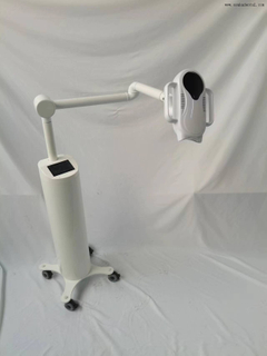 Красная, синяя, фиолетовая трехцветная лампа Mobie для отбеливания зубов с колесиком