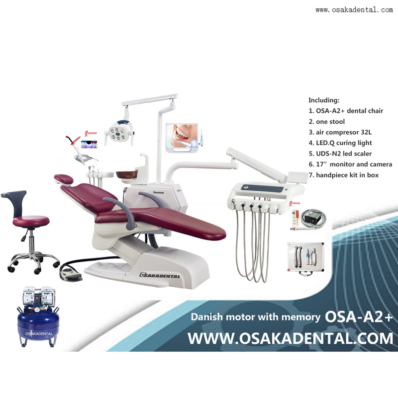 Стоматологическое кресло с большим сиденьем и двигателем Danmark