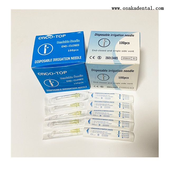Одноразовая стоматологическая игла для эндодонтической ирригации