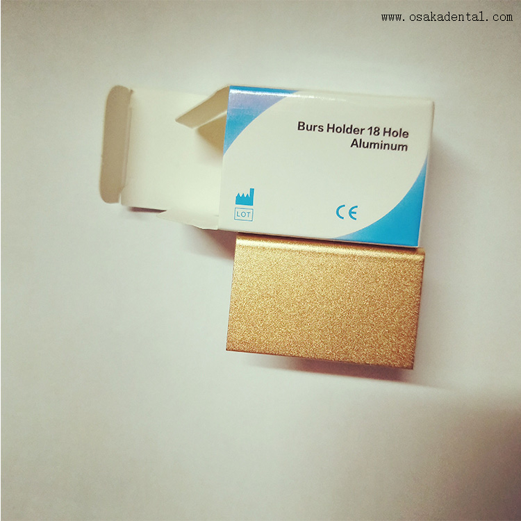 Стоматологический держатель боров с 18 отверстиями, подходящий для 12 боров FG и 6 боров RA