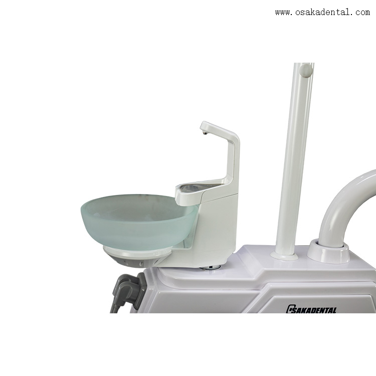 Многофункциональная стоматологическая установка нового типа с ножной педалью