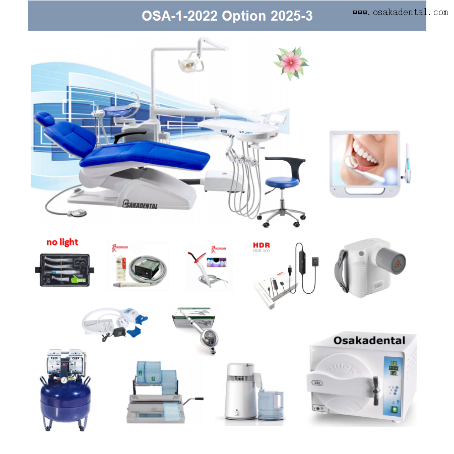 Популярное кожаное стоматологическое кресло с 12 опциями, вариант «все в комплекте» 2025-1