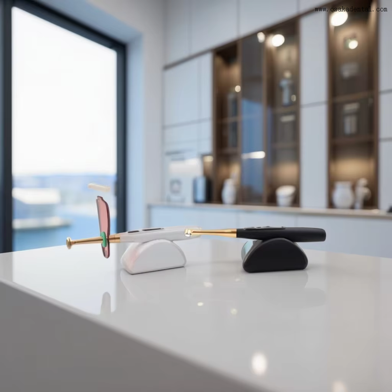 Стоматологический черно-белый цвет, полимеризационная лампа за одну секунду