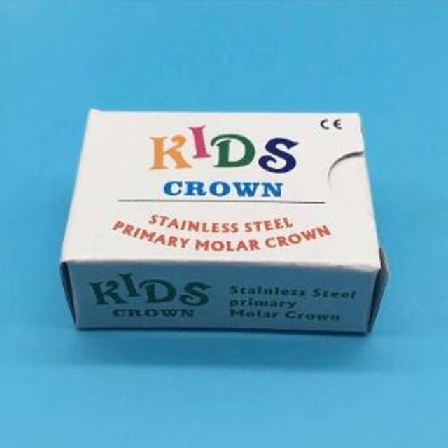 Детские стоматологические ортодонтические аксессуары Kid Metal Crown.