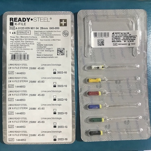 Каковы стандарты продажи эндодонтического файла?