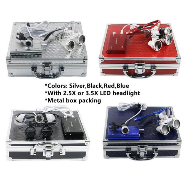 Стоматологические лупы со светодиодной фарой (2)