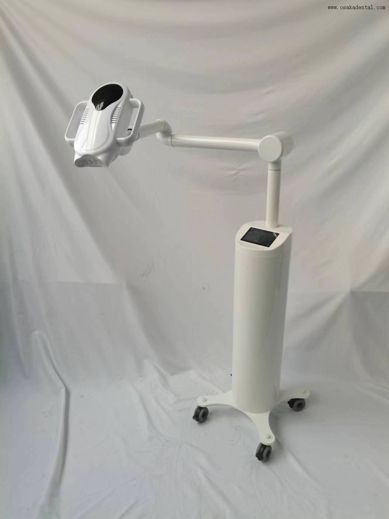 Красная, синяя, фиолетовая трехцветная лампа Mobie для отбеливания зубов с колесиком