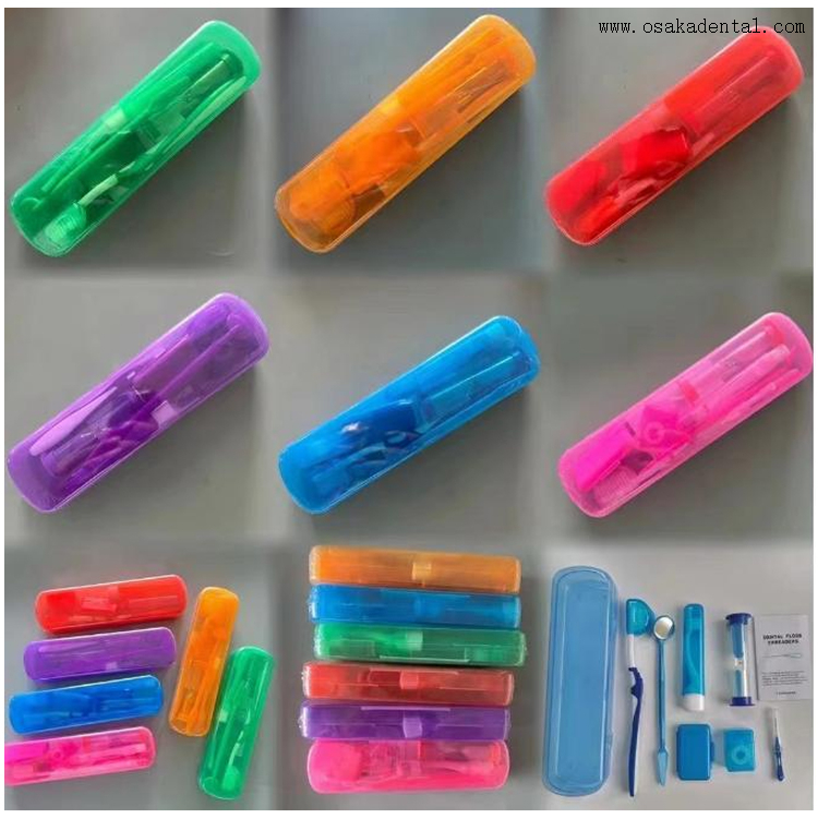 Красочный стоматологический ортодонтический набор в коробочной упаковке