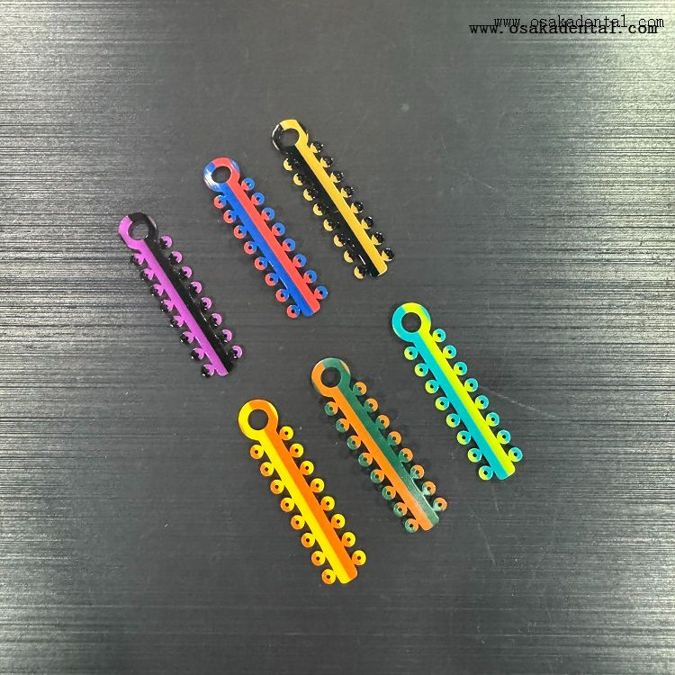 Стоматологическая ортодонтическая двухцветная лигатурная стяжка