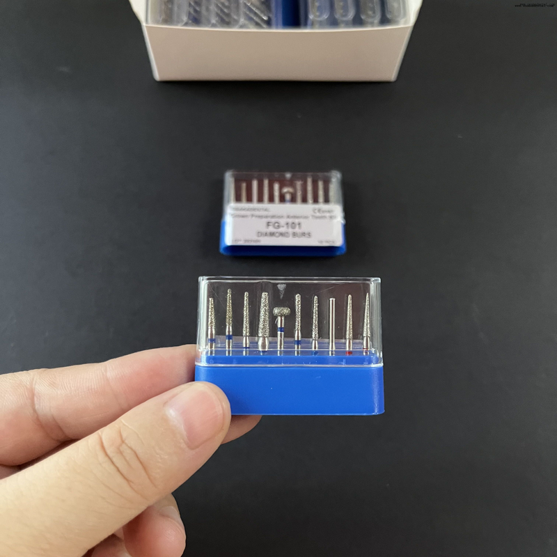 Алмазные боры для полировки в стоматологической клинике