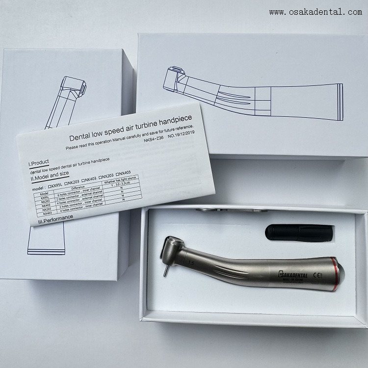 Стоматологический угол 1:5 с внутренним оптоволоконным каналом