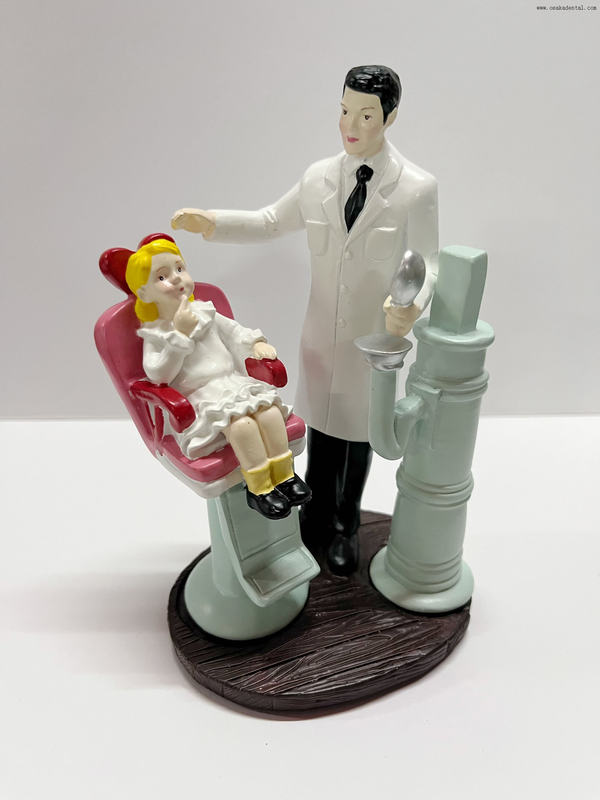 Новое украшение для стоматологического кабинета, фигурка стоматолога и маленькой девочки, украшение