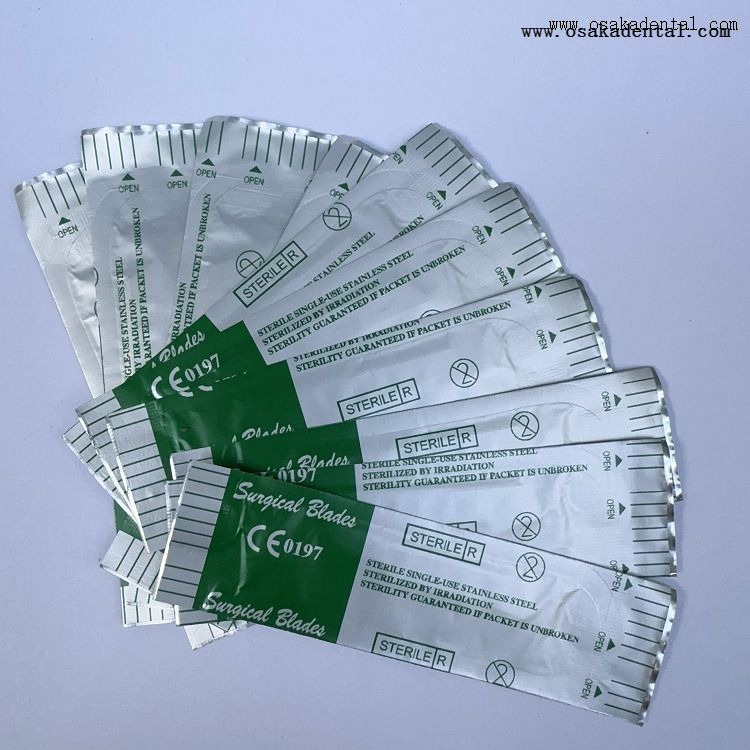 Стоматологические хирургические лезвия из нержавеющей стали 100 шт./кор. OSA-L088